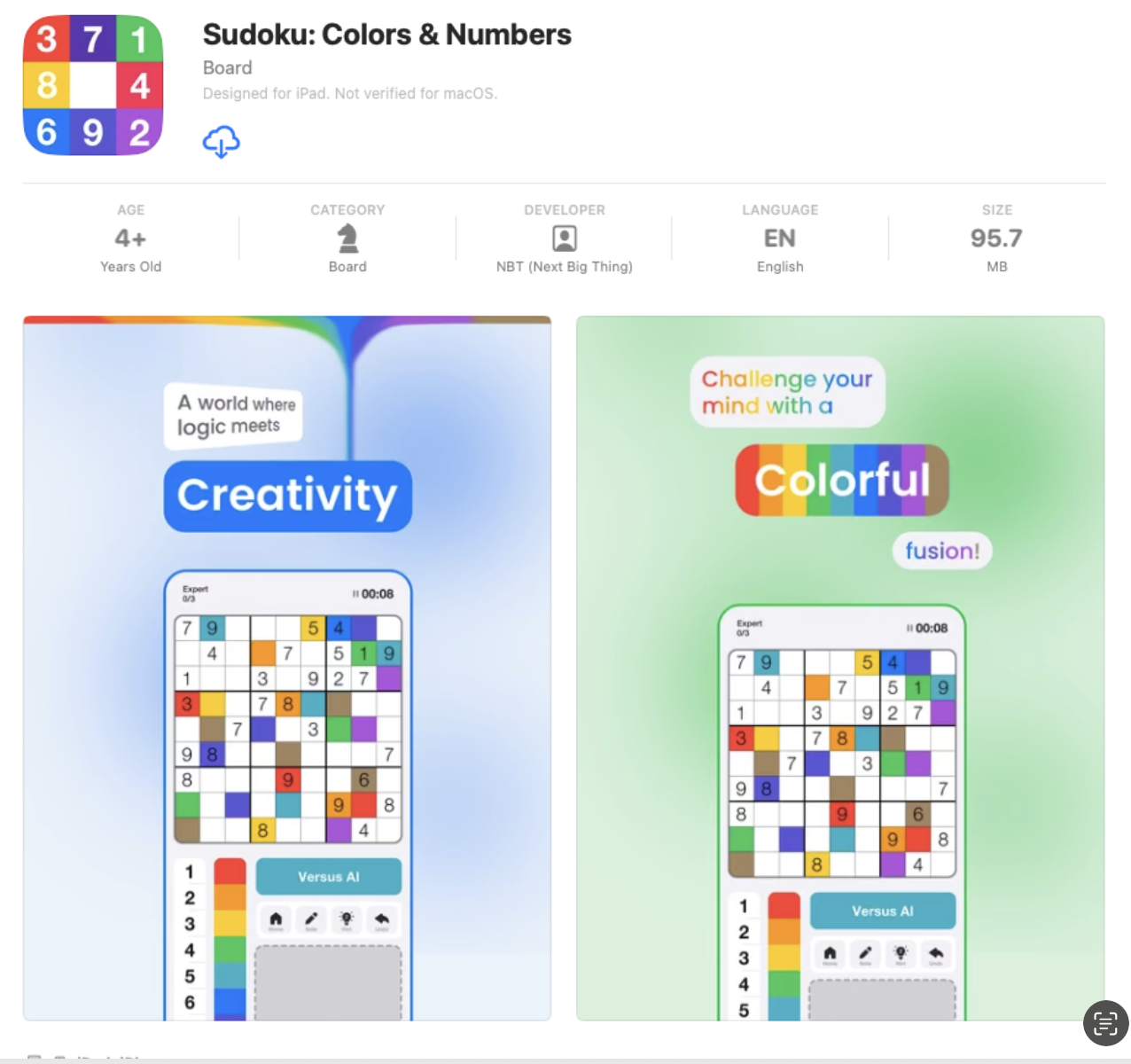 Sudoku: Colors & Numbers preview